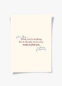 Ready To Find You | Tipografi Posteri