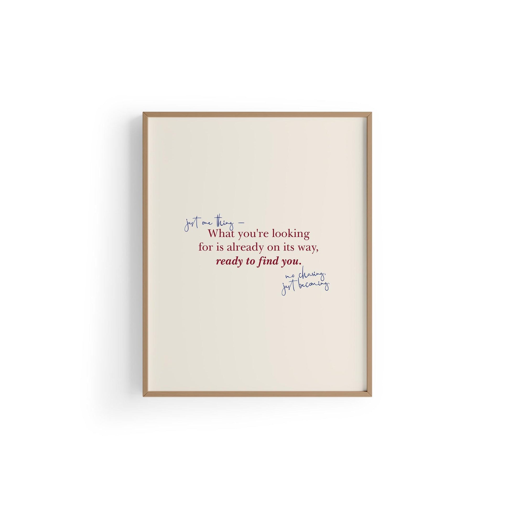 Ready To Find You | Tipografi Posteri