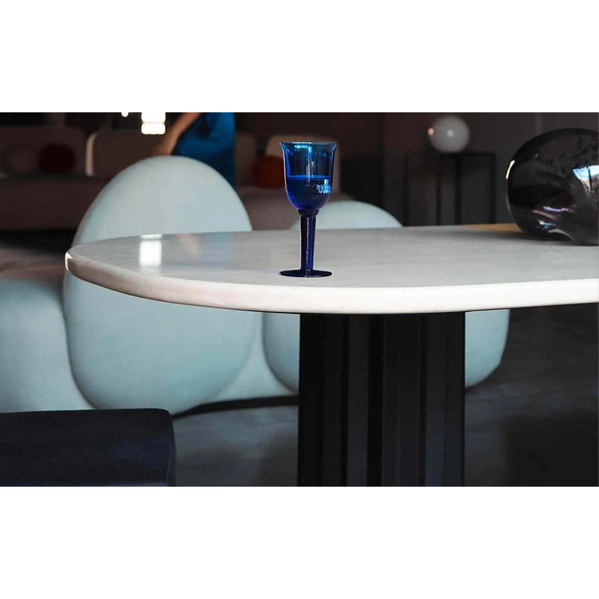 Recalled Masa Bej Traverten Ahşap Detaylı