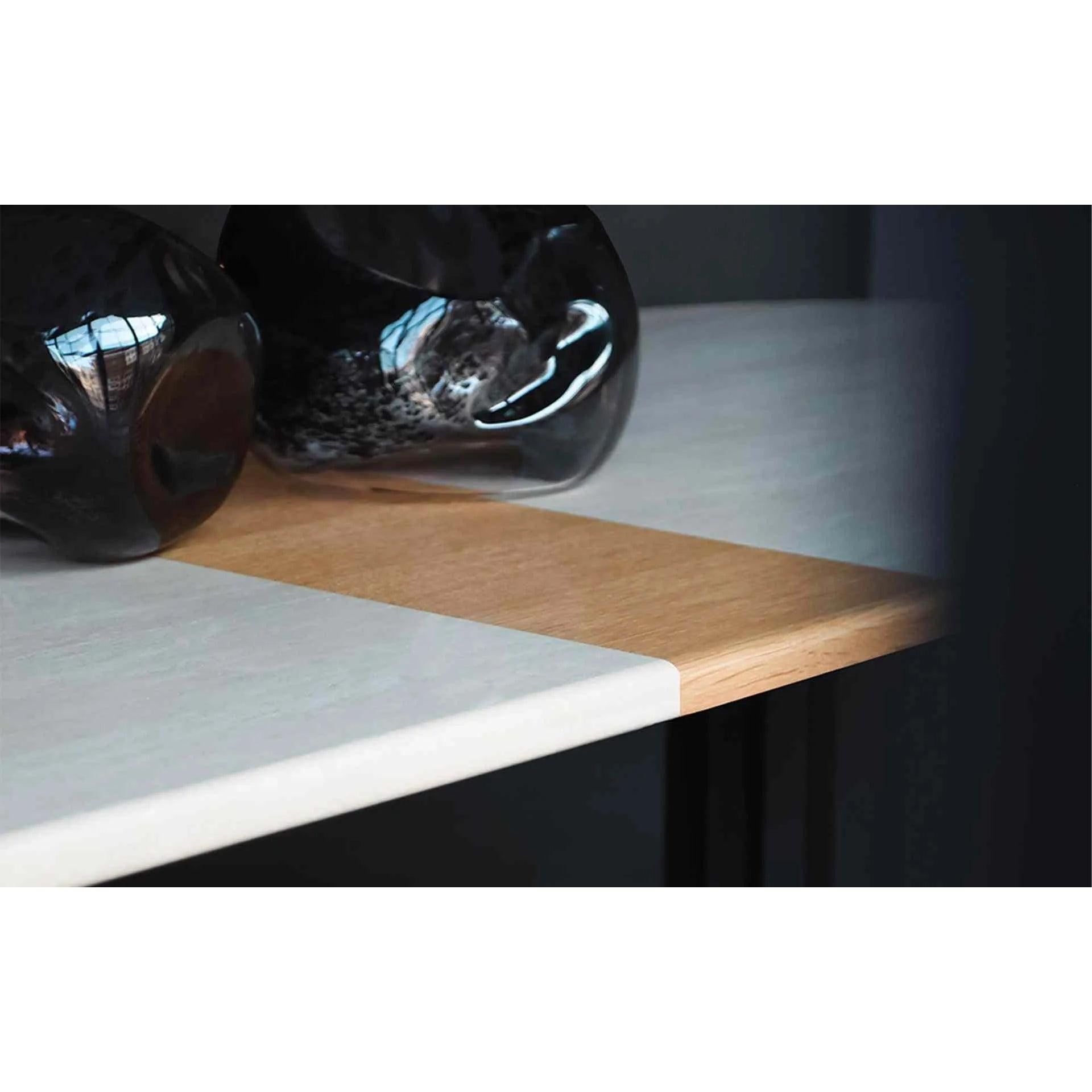 Recalled Masa Bej Traverten Ahşap Detaylı