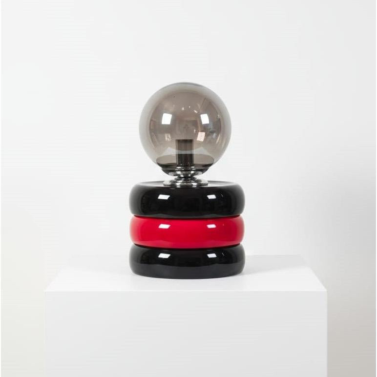 Red & Black Masa Lambası - Lumos Series