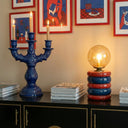 Red & Navy Masa Lambası - Lumos Series