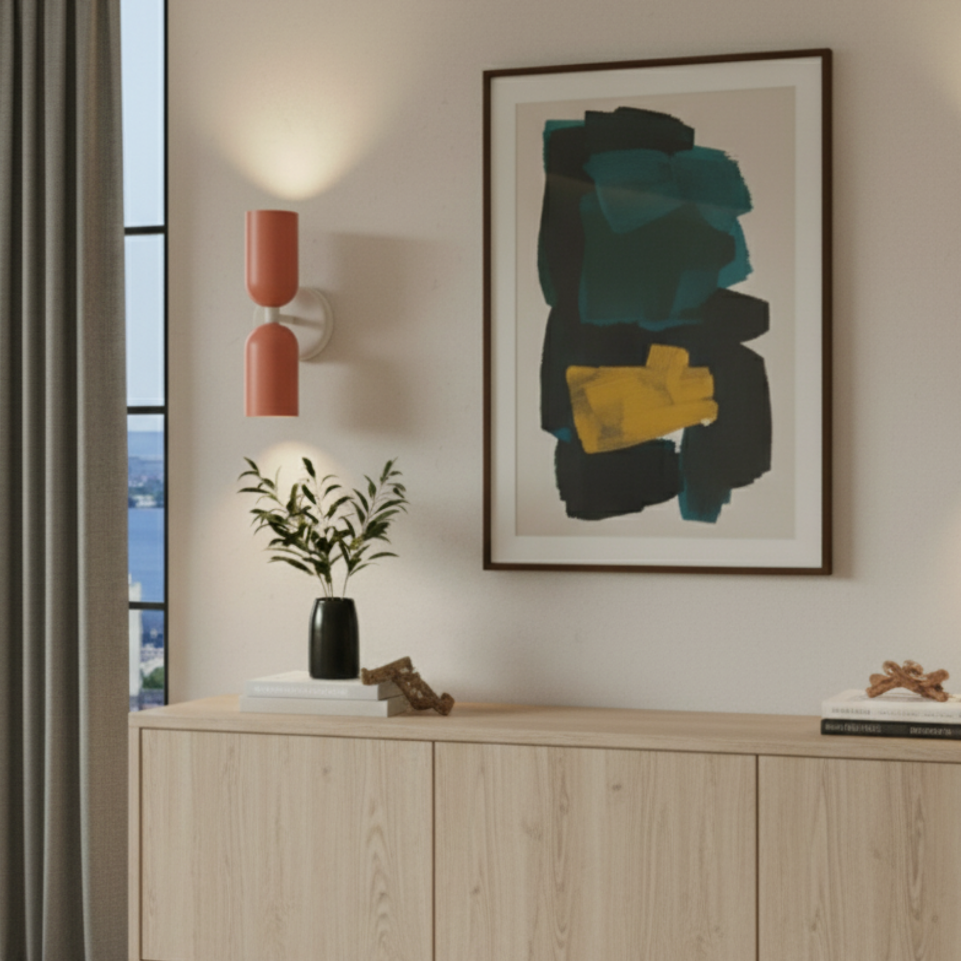 Renkli Capsule Duvar Aydınlatmaları