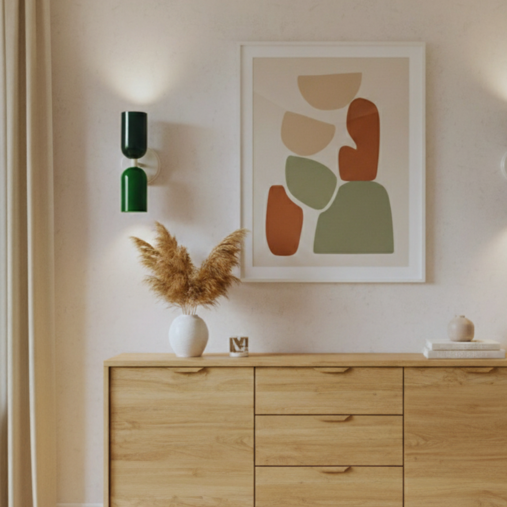 Renkli Capsule Duvar Aydınlatmaları