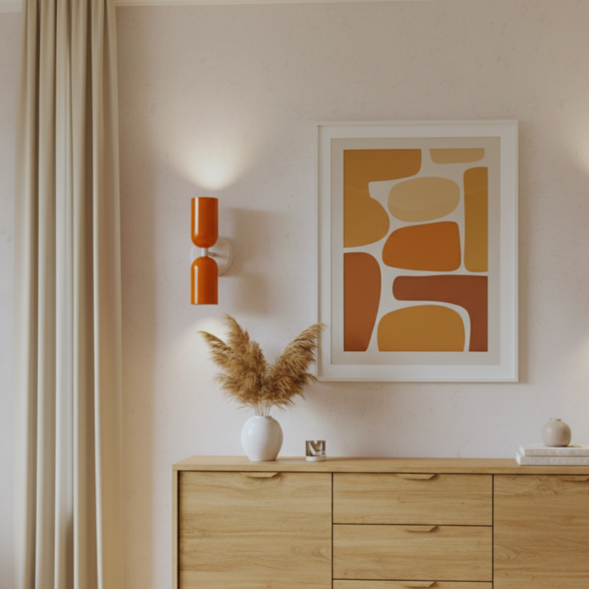 Renkli Capsule Duvar Aydınlatmaları