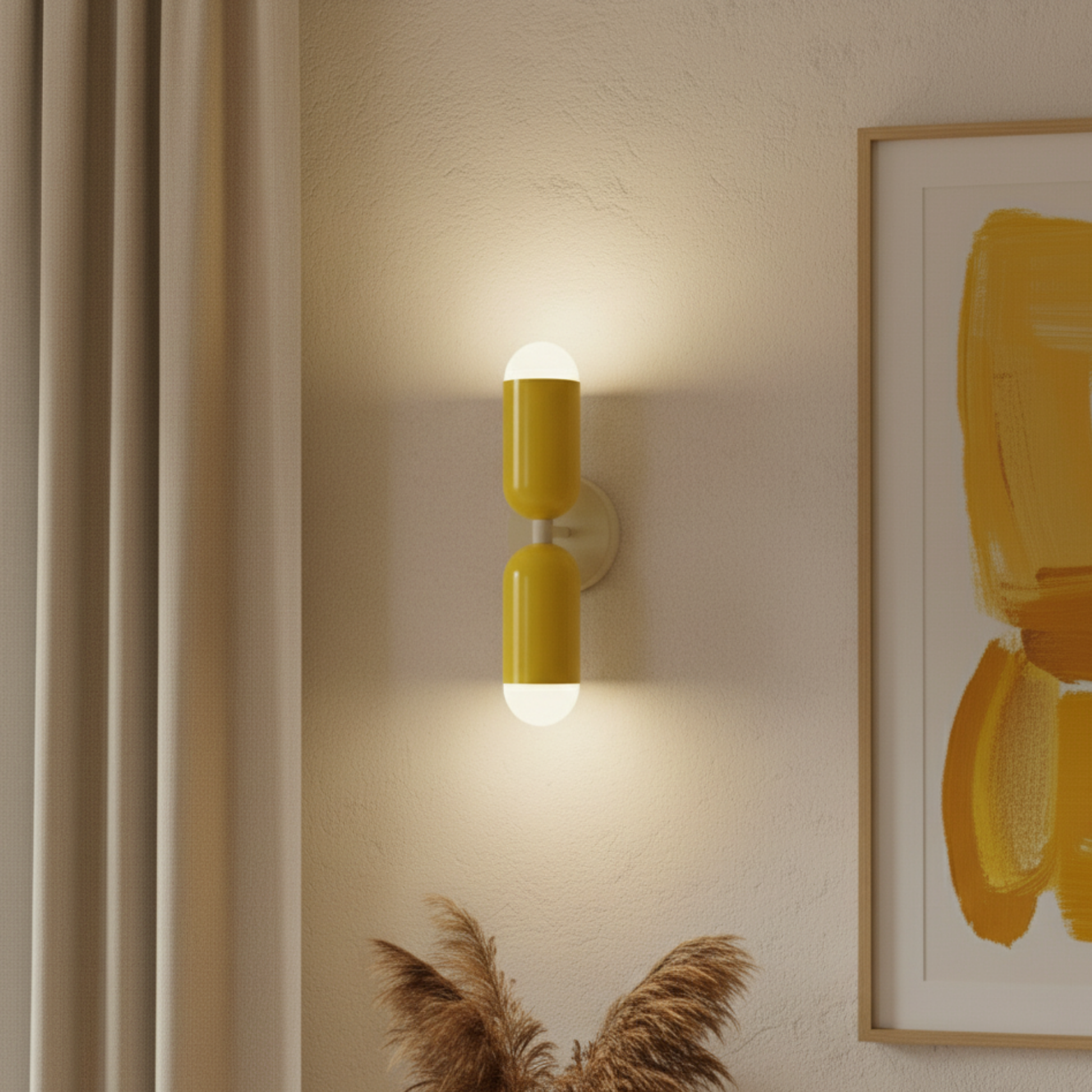 Renkli Capsule Duvar Aydınlatmaları