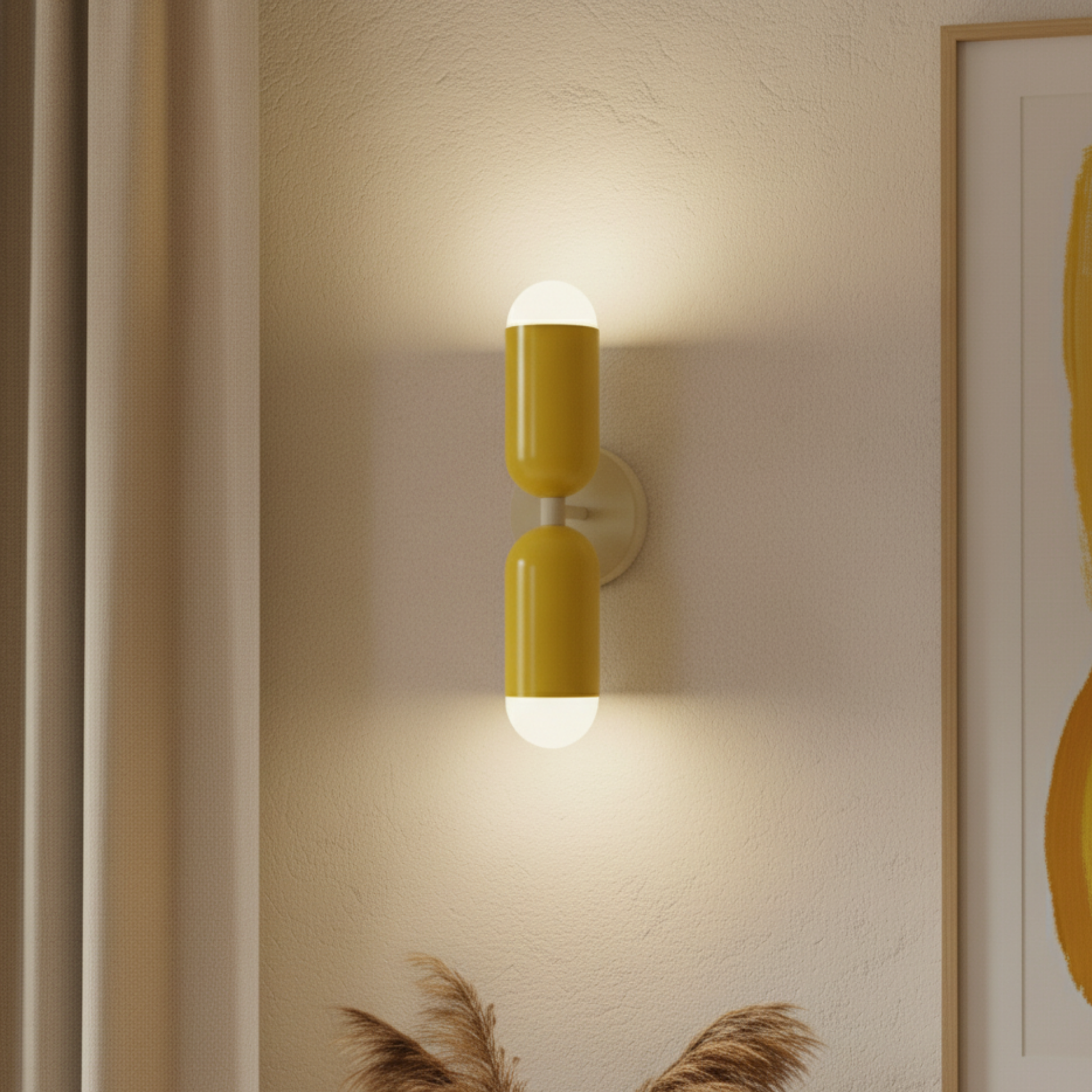 Renkli Capsule Duvar Aydınlatmaları