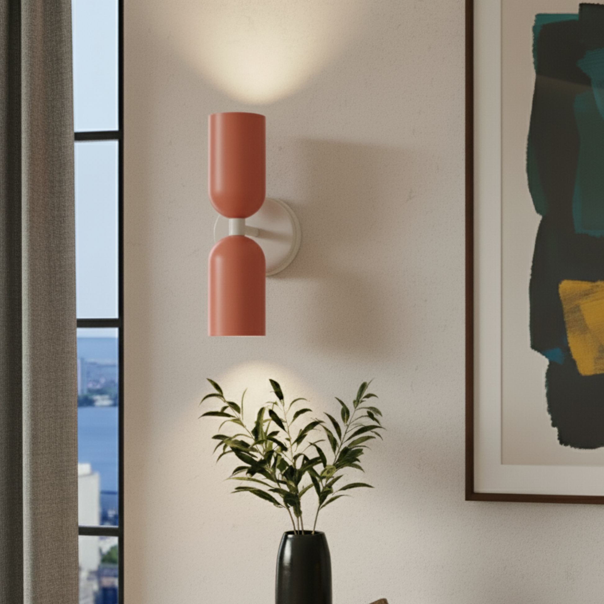 Renkli Capsule Duvar Aydınlatmaları