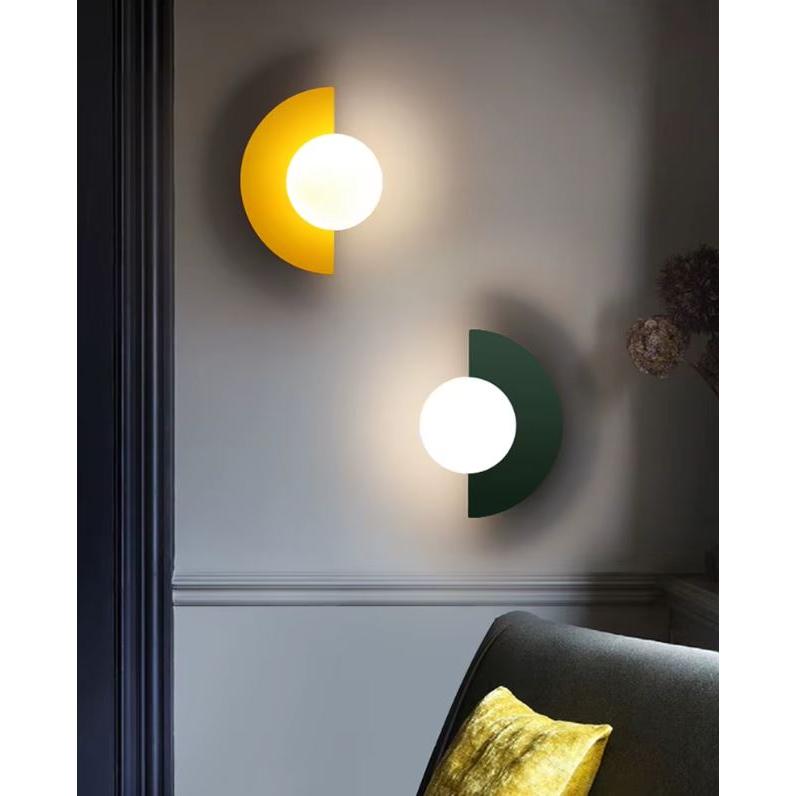 Renkli Disk Cam Aplik