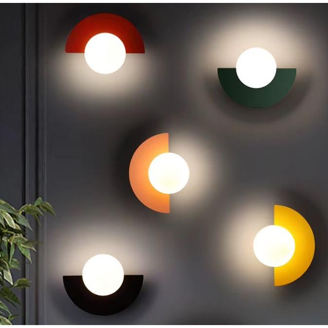 Renkli Disk Cam Aplik