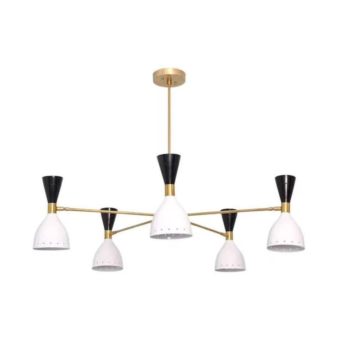 Retro 5 Kollu Sarkıt Avize