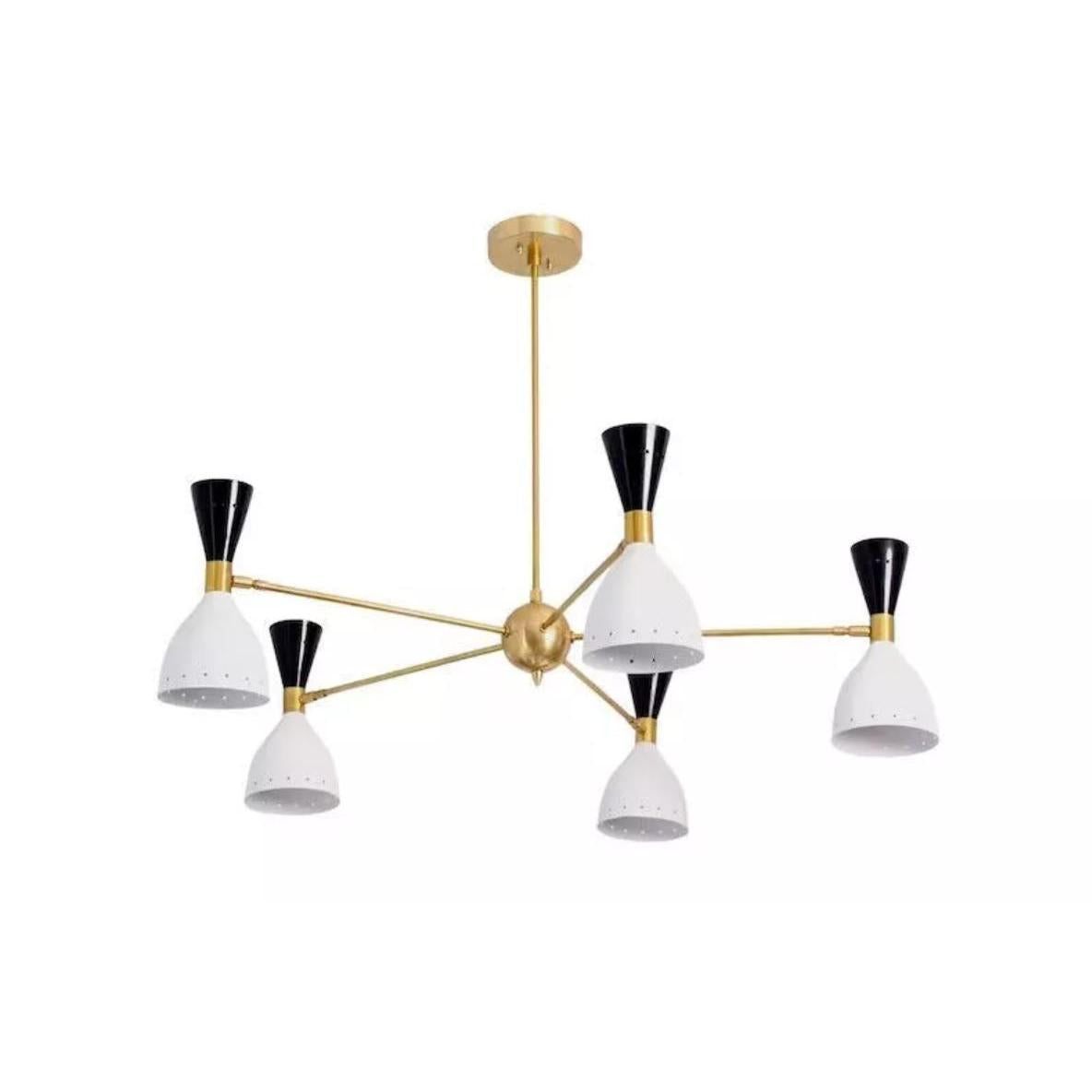 Retro 5 Kollu Sarkıt Avize