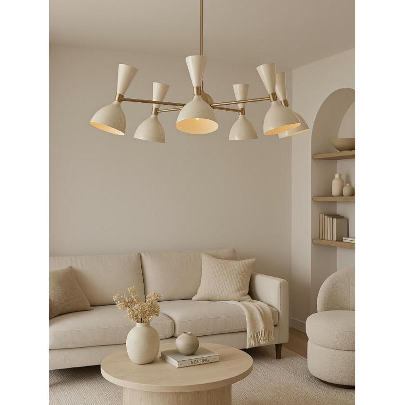 Retro 6 Kollu Sarkıt Avize