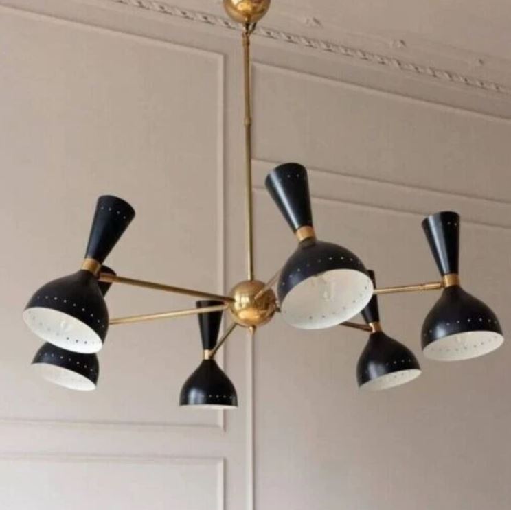 Retro 6 Kollu Sarkıt Avize