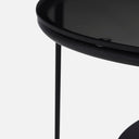 Rica Siyah Metal Yan Sehpa
