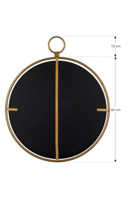 Ringo 60 Cm Duvar Aynası-Ayna-Modabilya-Gold-NowShopFun