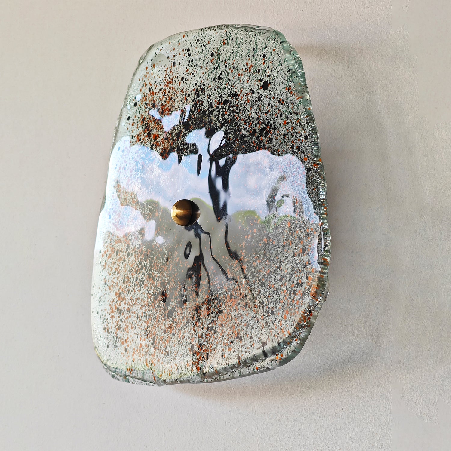 Rock El Yapımı Cam Aplik