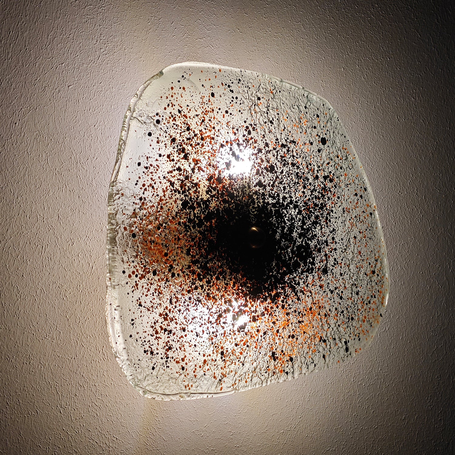 Rock El Yapımı Cam Aplik