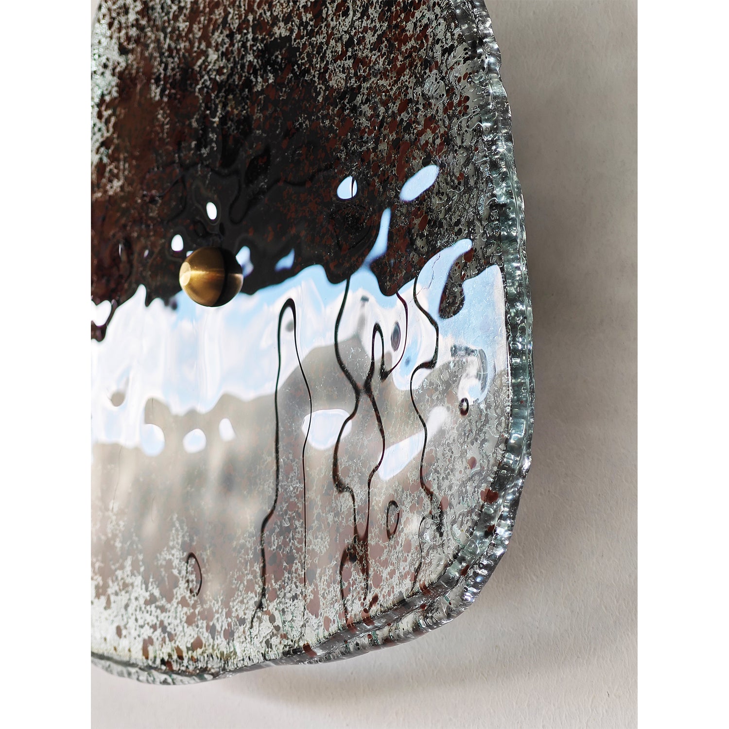 Rock El Yapımı Cam Aplik