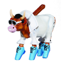 Rock 'N Roll Cow - El Yapımı Dekoratif İnek Figürü (Cow Parade)
