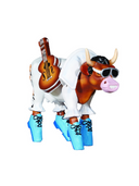 Rock 'N Roll Cow - El Yapımı Dekoratif İnek Figürü (Cow Parade)