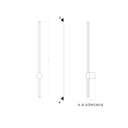 Rod Led Duvar Aplik 70 Cm
