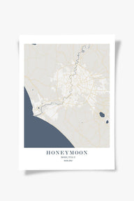 Rome Şehir Haritası Poster-Poster-ODA.products-30x40-Çerçevesiz-NowShopFun