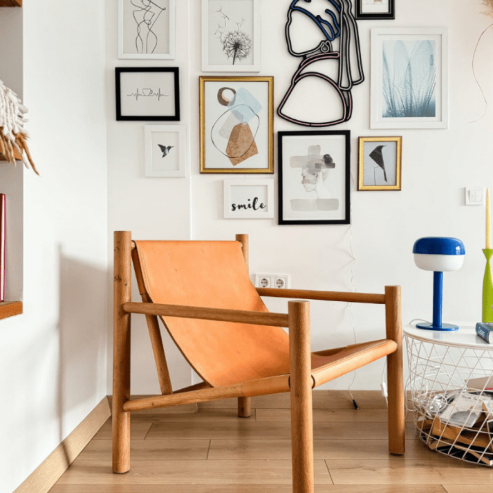 Romeo Derili Ahşap Berjer