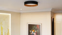 Roof Plafonyer Düz 55-Plafonyer-Atolye Store-55 Cm-Mat Siyah-NowShopFun