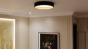 Roof Plafonyer Düz 55-Plafonyer-Atolye Store-55 Cm-Mat Siyah-NowShopFun
