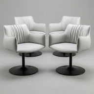 Rory Sandalye 4'lü Set-Sandalye-Solidist Furniture-bordo-NowShopFun