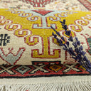 Rosa El Dokuma İpek Kilim Yolluk 71X281 Cm