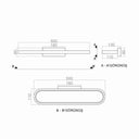 Ruther Led Duvar Aplik 50 Cm
