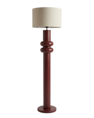 Sorrento Ahşap Lambader Bordo-Lambader-Pinot Interior-NowShopFun