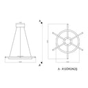 Sailor's Sarkıt Led Avize 60 Cm