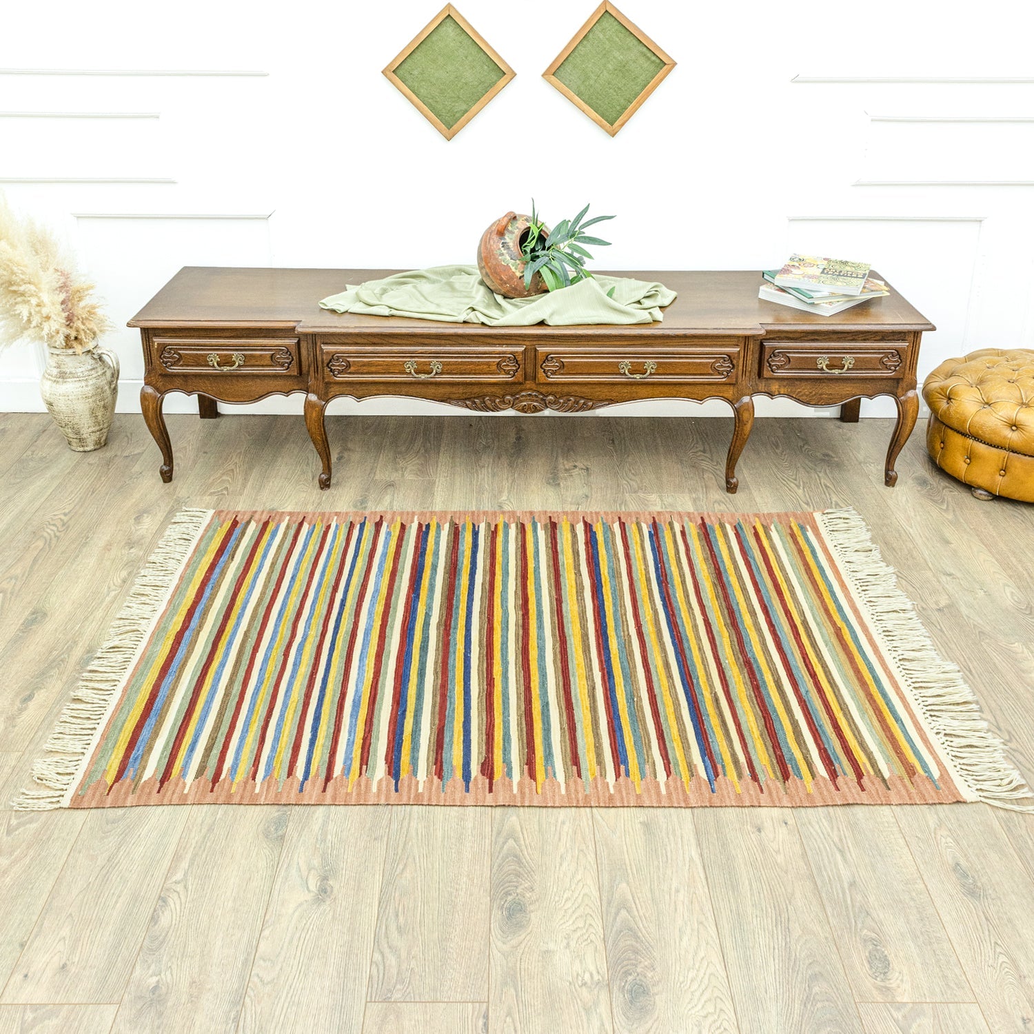 Samuel Çizgili El Dokuma Kilim 110x174 Cm