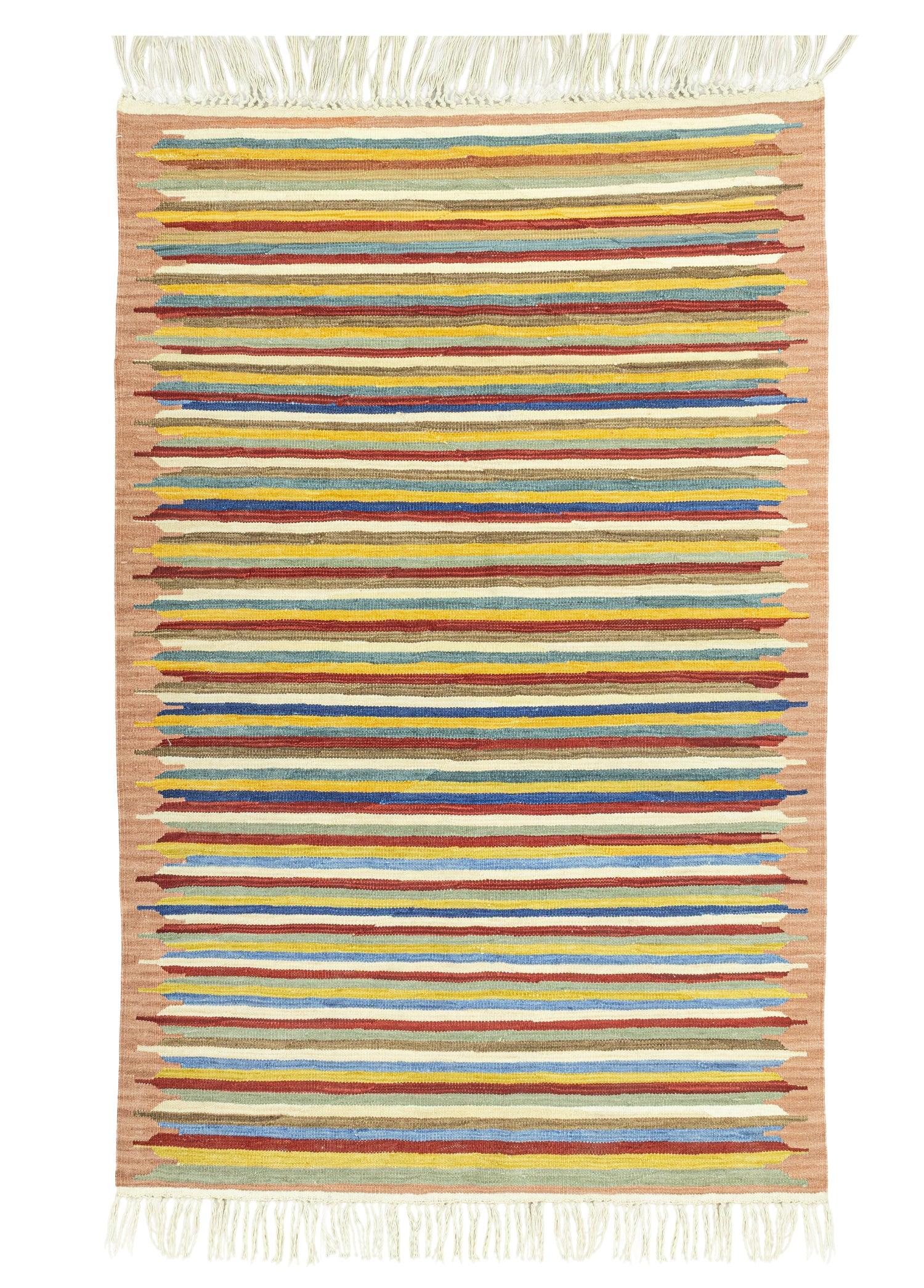 Samuel Çizgili El Dokuma Kilim 110x174 Cm