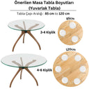 Samyeli Masa Ayağı - 3 Ayaklı