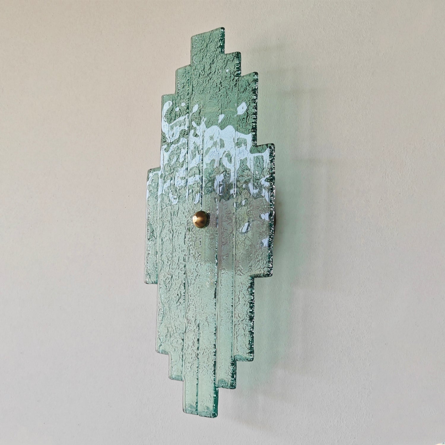 San Marco 2 - El Yapımı Cam Aplik Yeşil