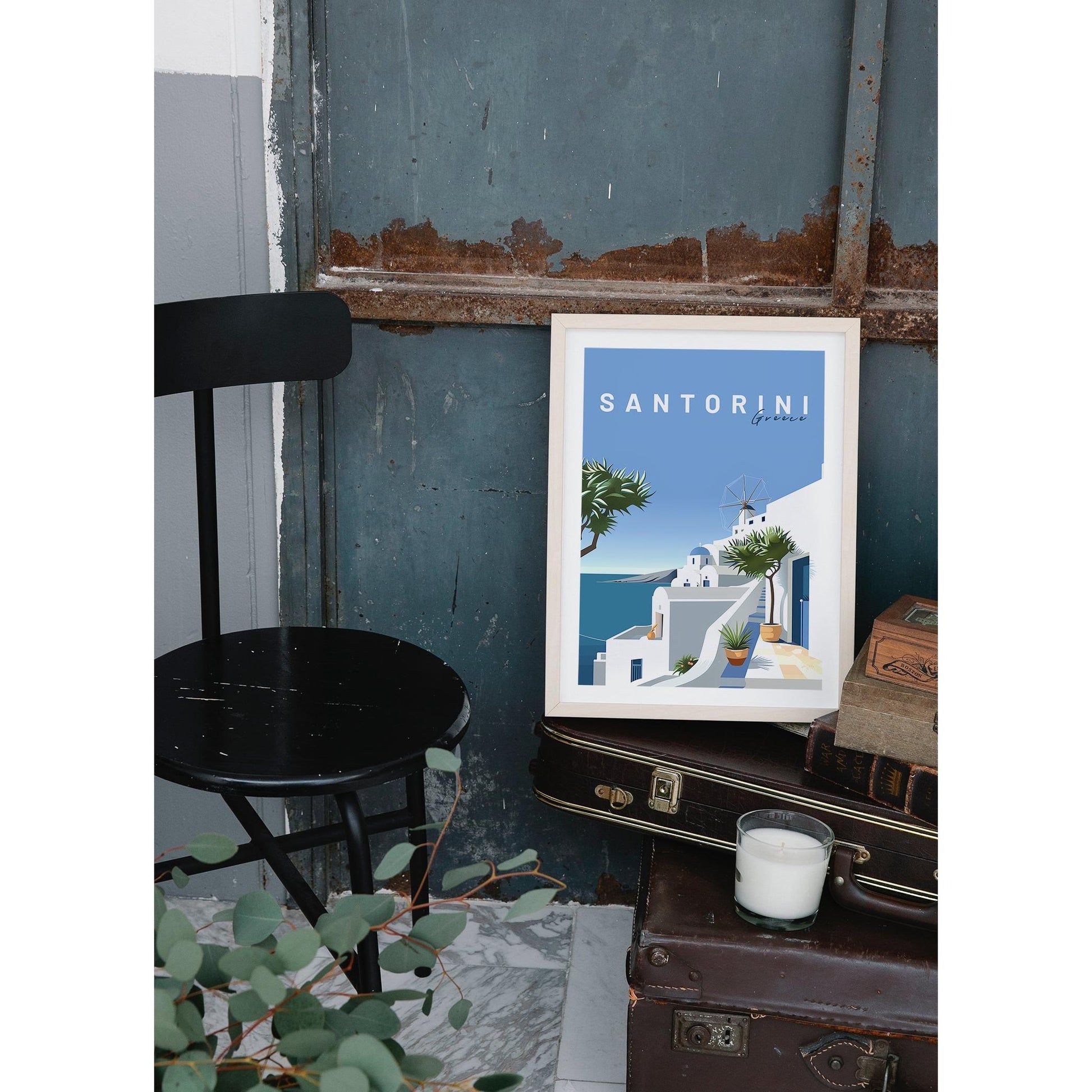 Santorini | Şehir Posteri