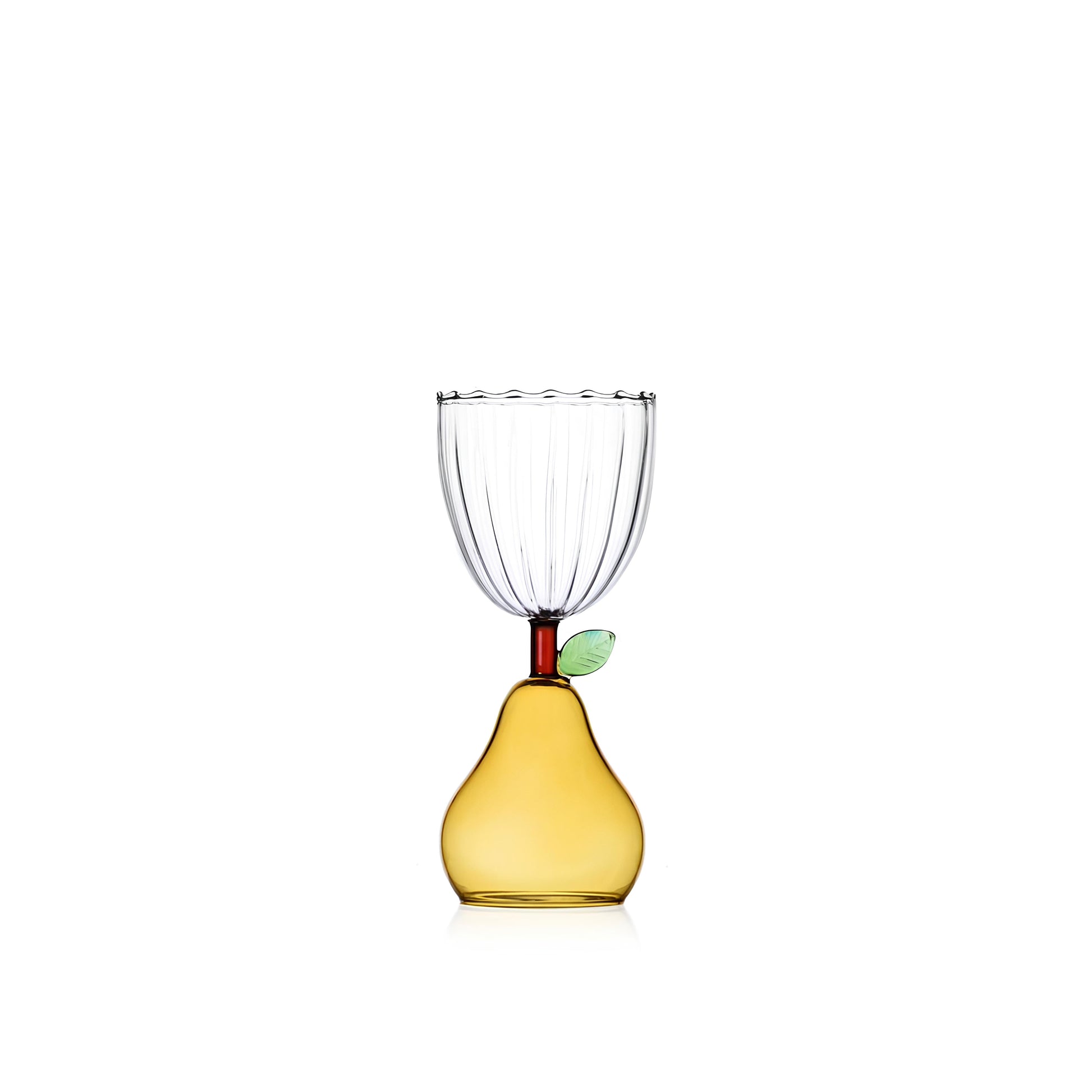 Sarı Armut Tabanlı Cam Bardak