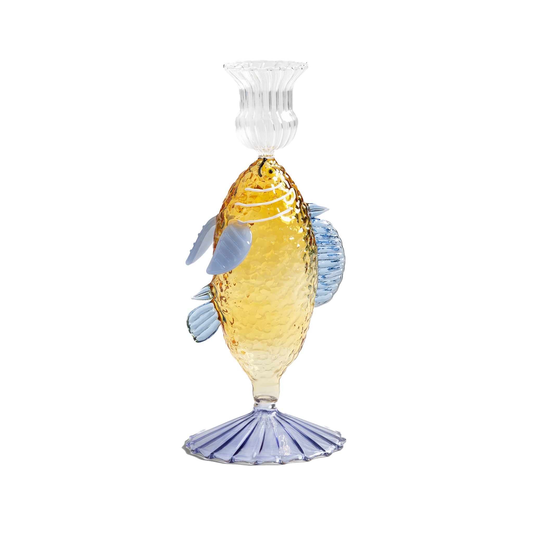 Sarı Balık Figürlü Mumluk