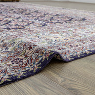 Sariya Serpme Çiçek Motifli İpek Halı 277X359 Cm-Kilim & Halı-Soho Antiq-NowShopFun