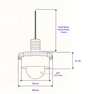 Sarkıt Lamba No. 8-Sarkıt Aydınlatma-Tehanu Lab-NowShopFun
