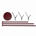 Saye Bordo Krom Modern Metal Portmanto Ayaklı Askılık