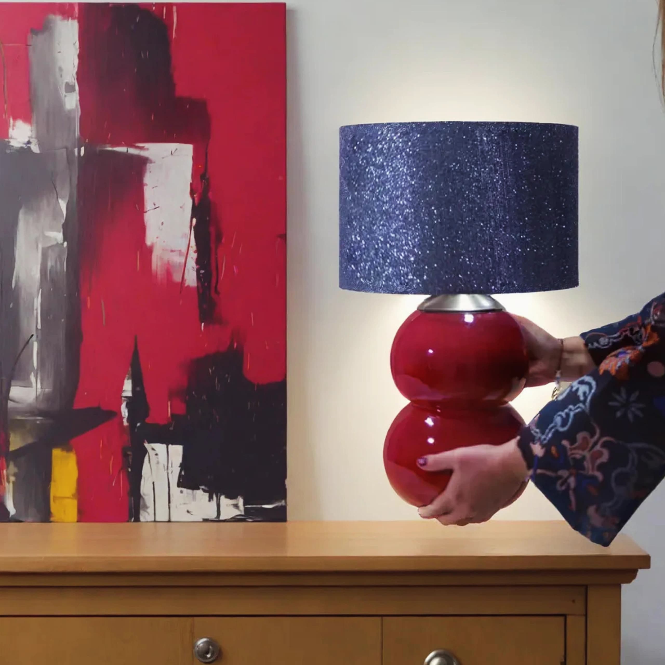 Scarlet Seramik Abajur