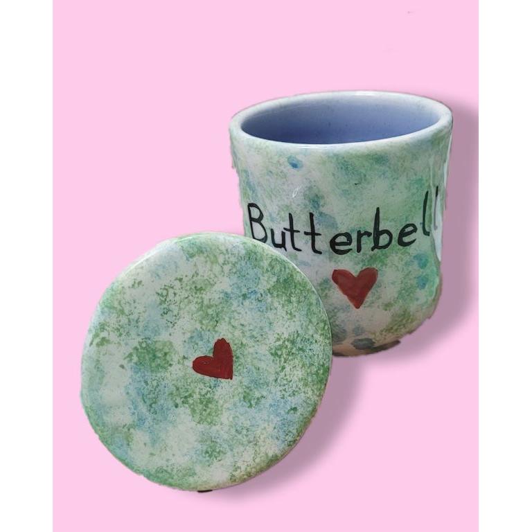 Seramik Butterbell Saklama Kutusu