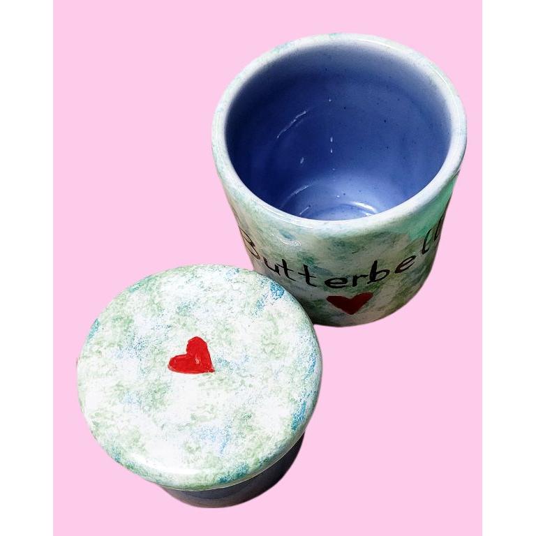 Seramik Butterbell Saklama Kutusu