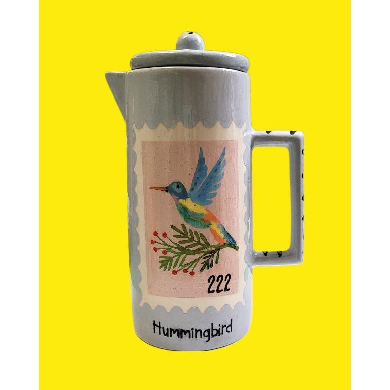 Seramik Çiçekli Sürahi 2