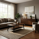 Shizen Küçük Kahve Masası 72x120 cm | Koyu Meşe - So-Mass